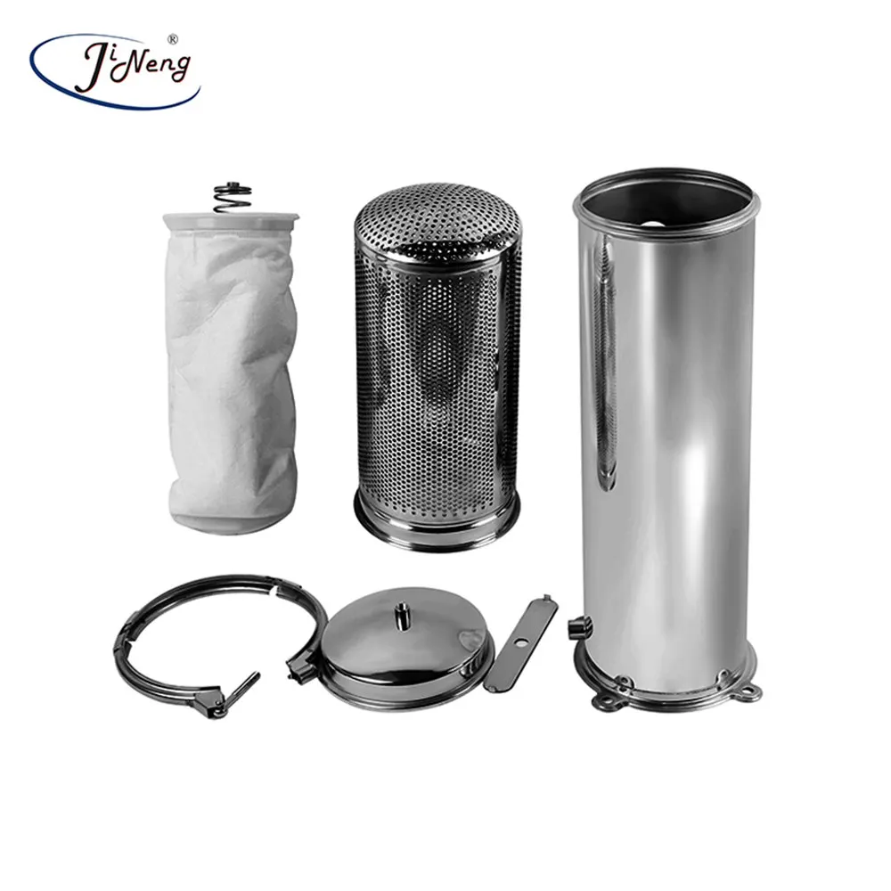 Stainless Steel Bag Filter Housing 304 Stainless Steel 2 Bag Filter