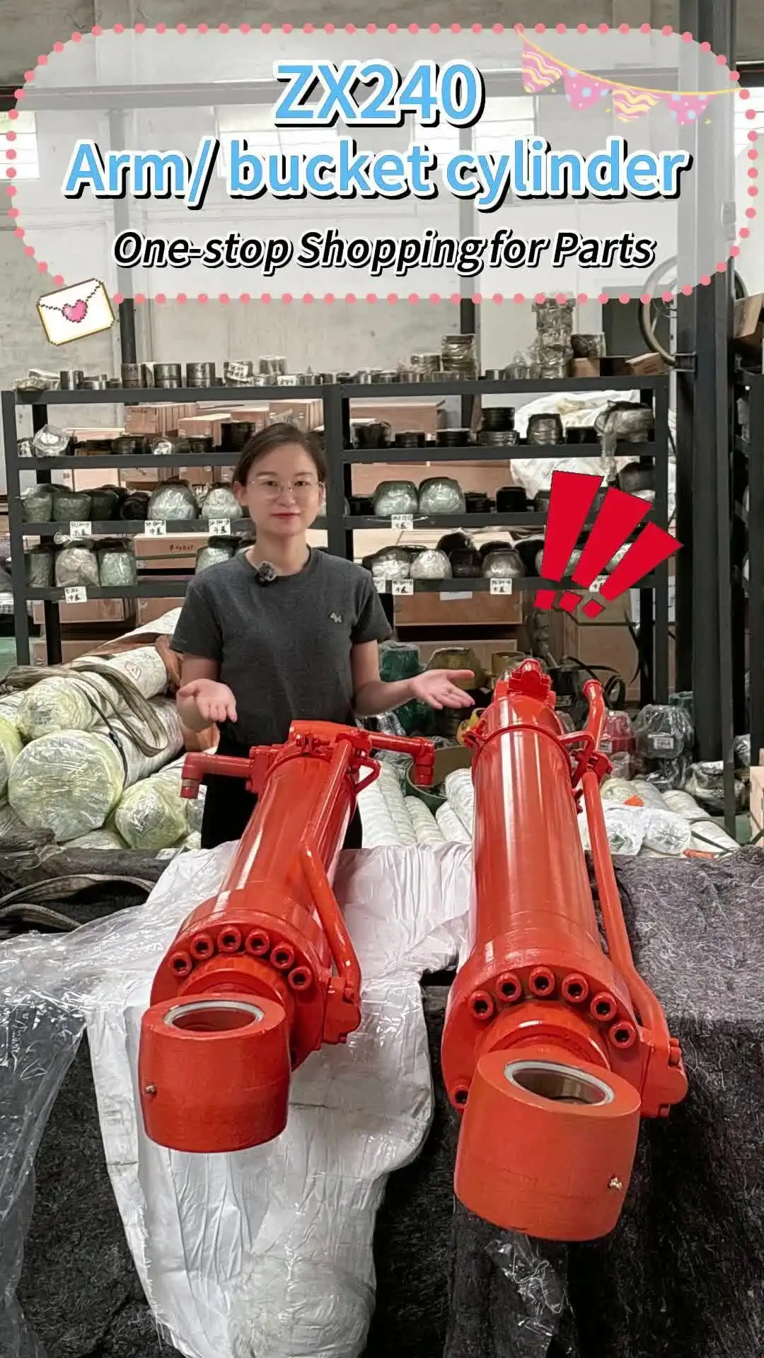 U175 Excavator Bucket Arm Boom Hydraulic Cylinder RA229-67500 U175 Excavator Bucket Arm Boom Hydraulic Cylinder RA229-67500