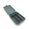 Hot selling 4 compartment collapsible ornaments storage gray plastic box
