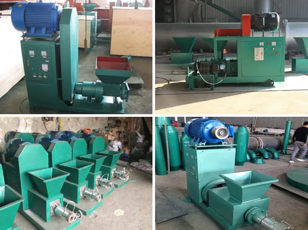 Biomass sawdust briquette making machine charcoal coal briquette extruder