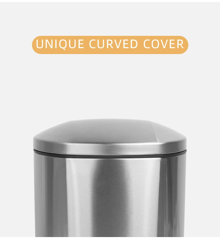 Bathroom Bins With Lids Small Pedal Bin For Toilet Restroom Stainless Steel Rubbish Waste Trash