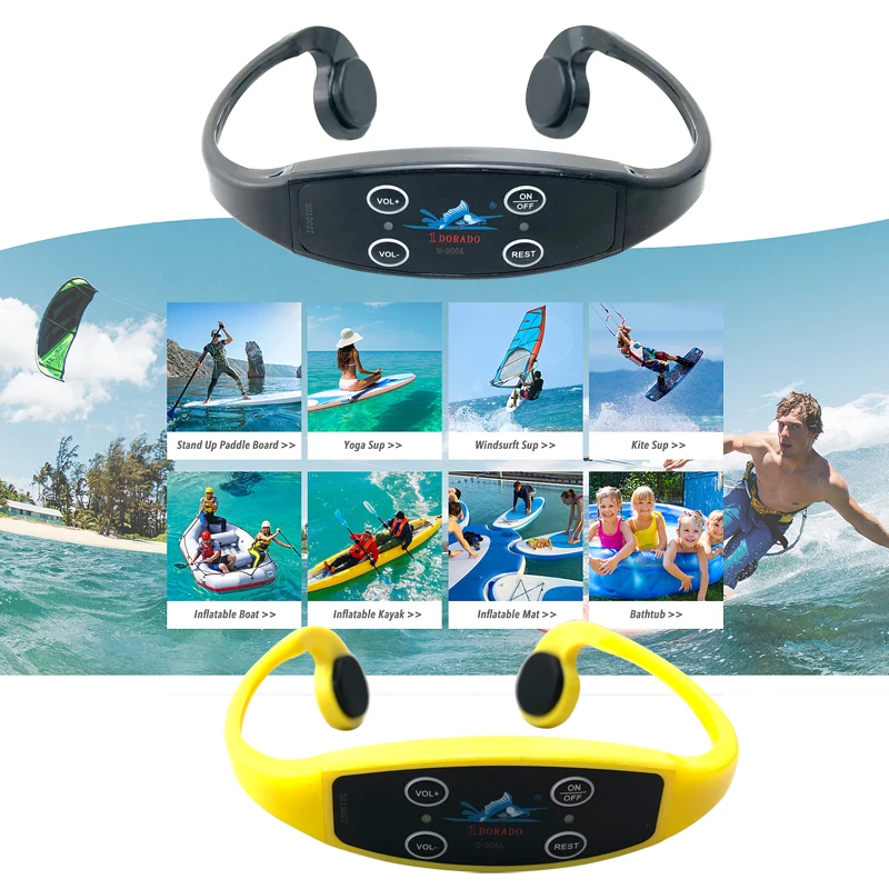 Waterproof Swimming Training Real Time Wireless Communication Bone Conduction Headphone Portable Saltproof Volume Adjustable - ANKUX.COM