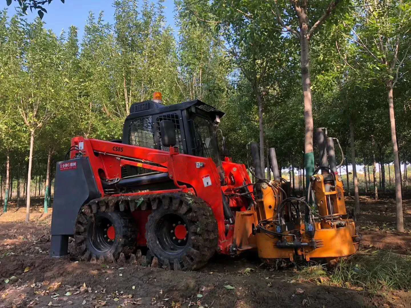 Hydraulic Tree Mover Spade Transplanter For Wheel Loader High ...