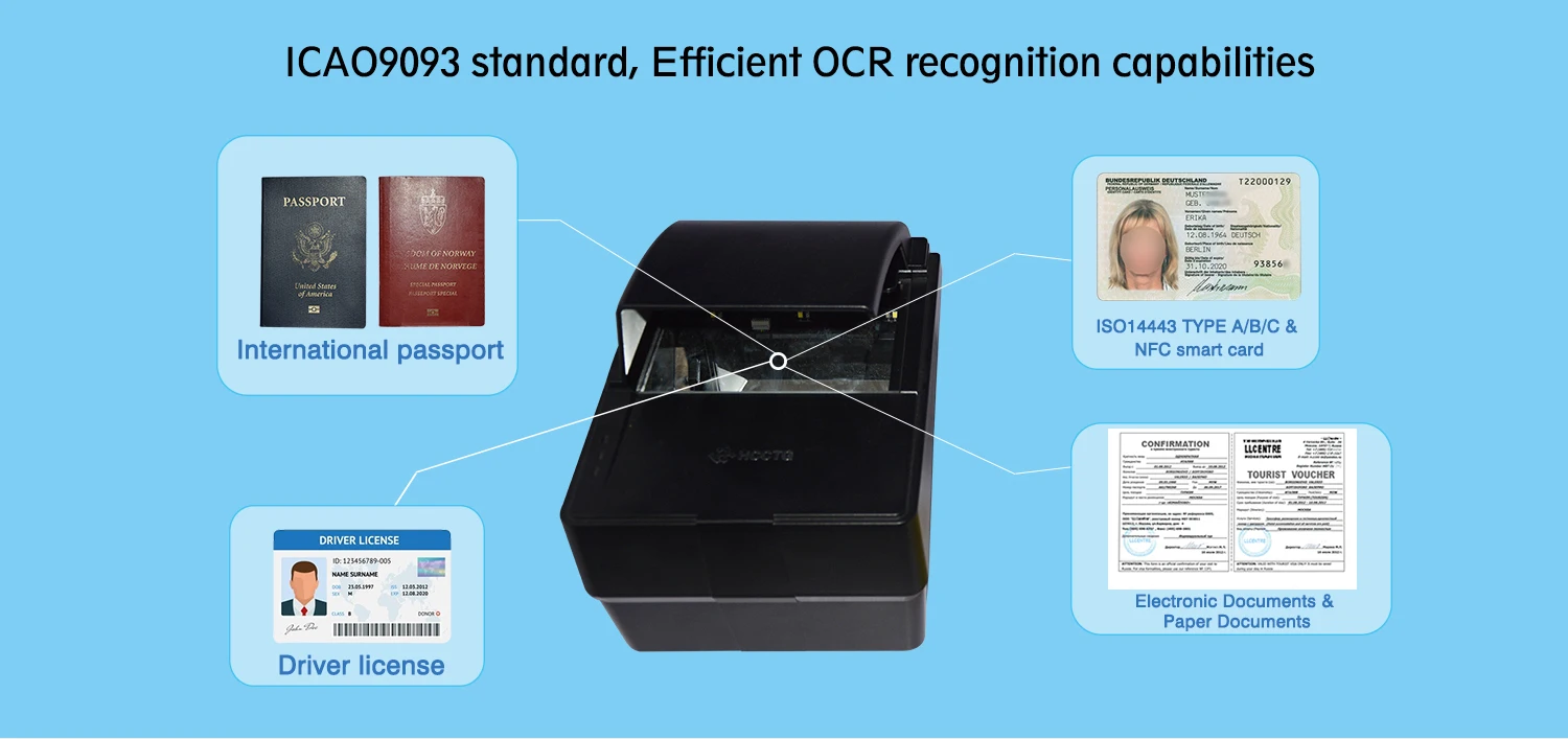 Electronic Biometric Mobile Id Duty-free Airport E Passport Rfid Mrz ...