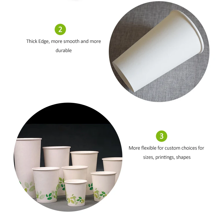 Good Price Compostable Biodegradable Corrugated Paper Cup For Disposable Use