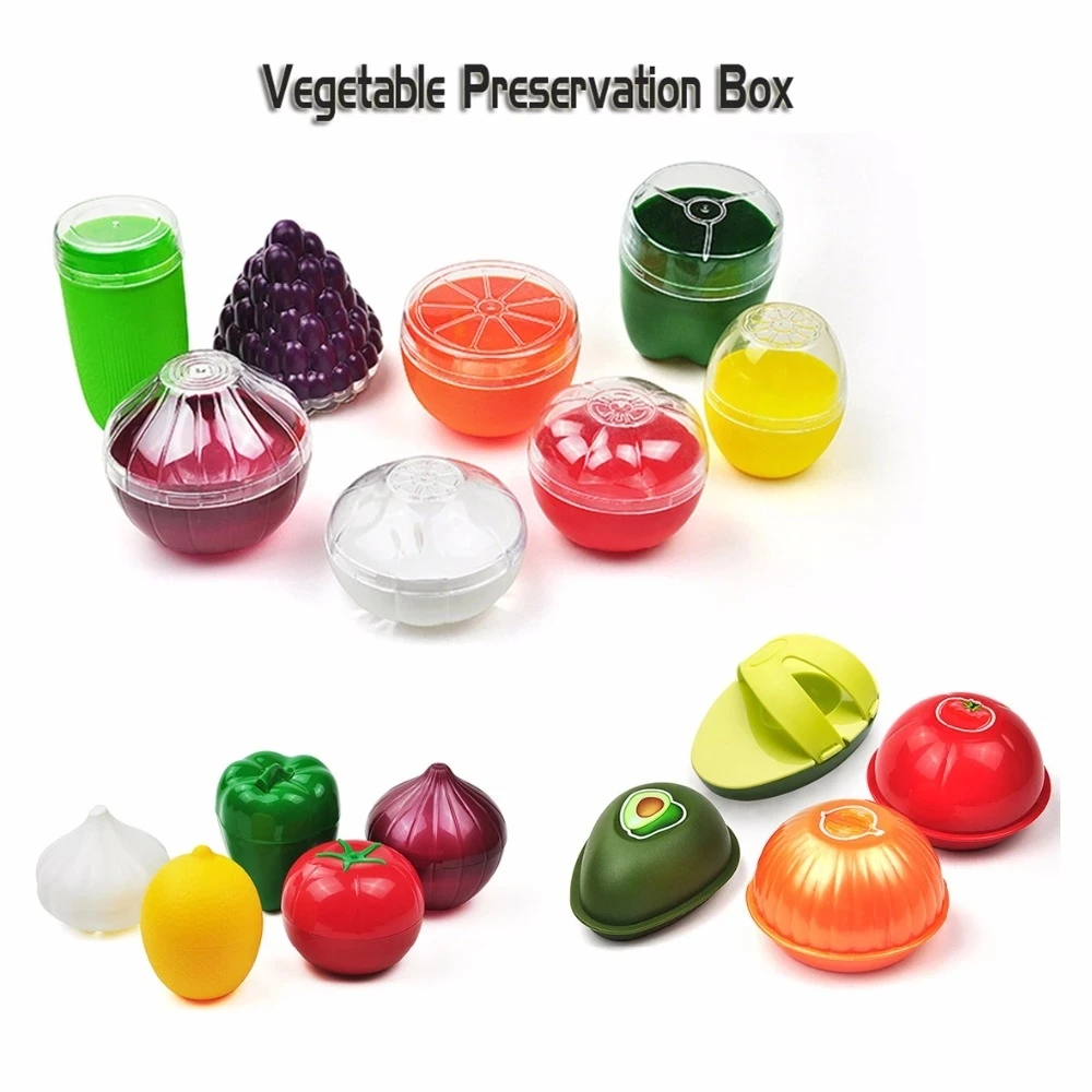 New Fresh Storage Box Onion Food Crisper Vegetable Fruit Saver Container 