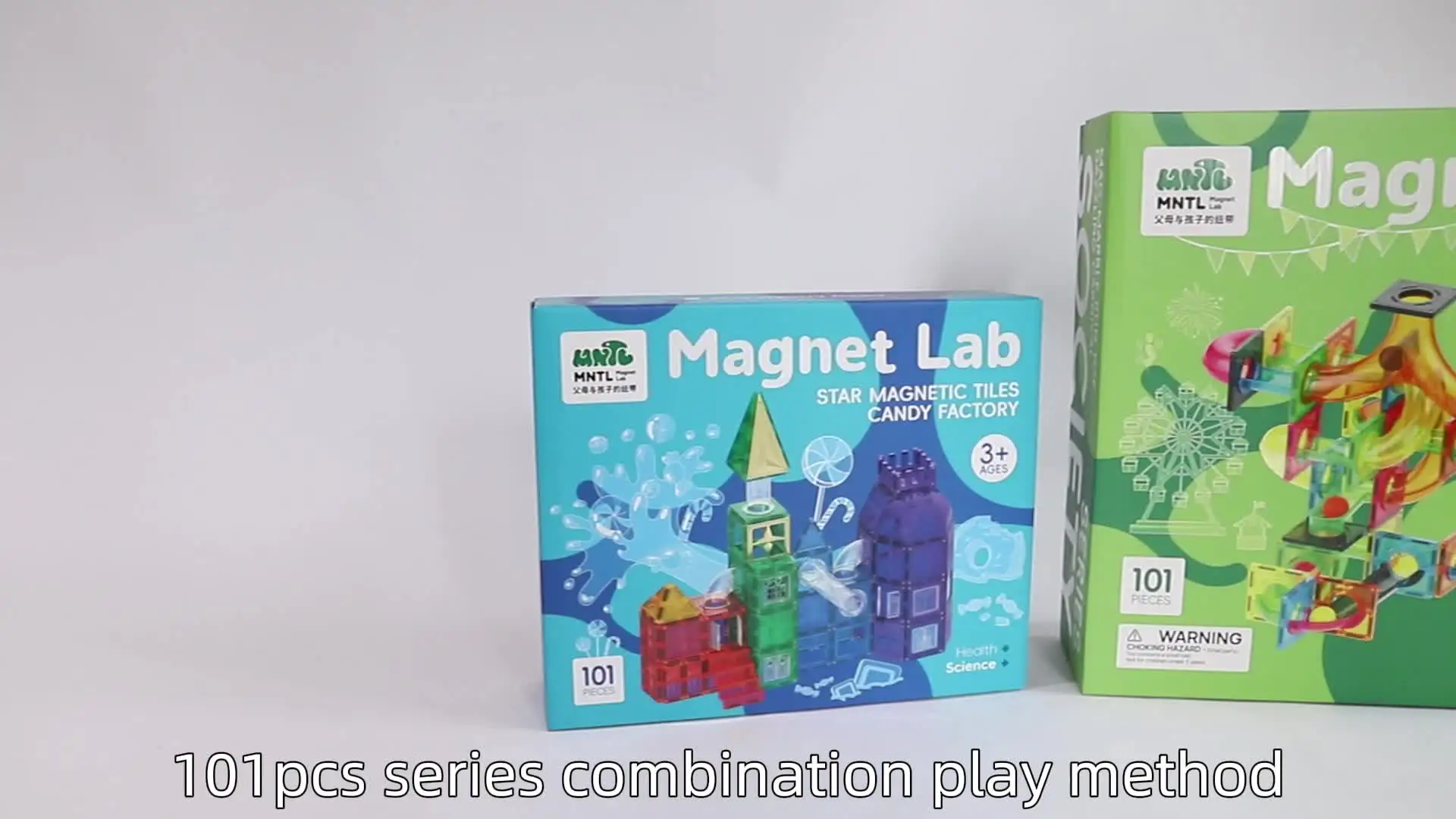 MNTL Magnetic Building Toys - 101pcs Educational Fun