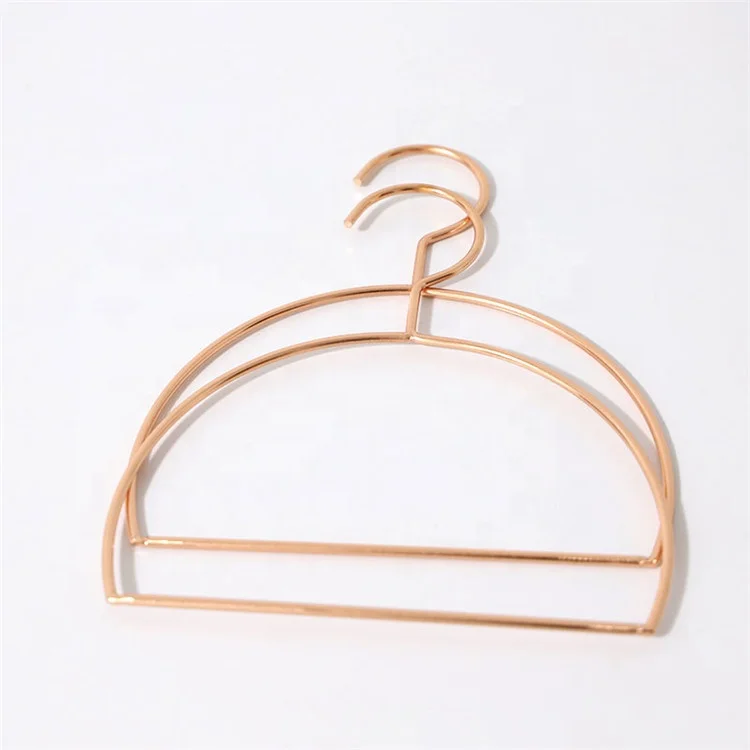 Display hangers for clothing retail store hangers gold wire hangers bulk MP-37