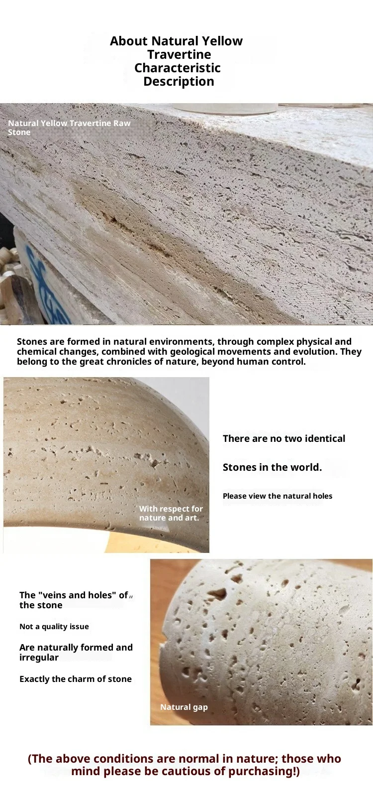 现代黄色洞石发光二极管壁灯可调光暖白光高CRI 90节能壁挂式家居装饰