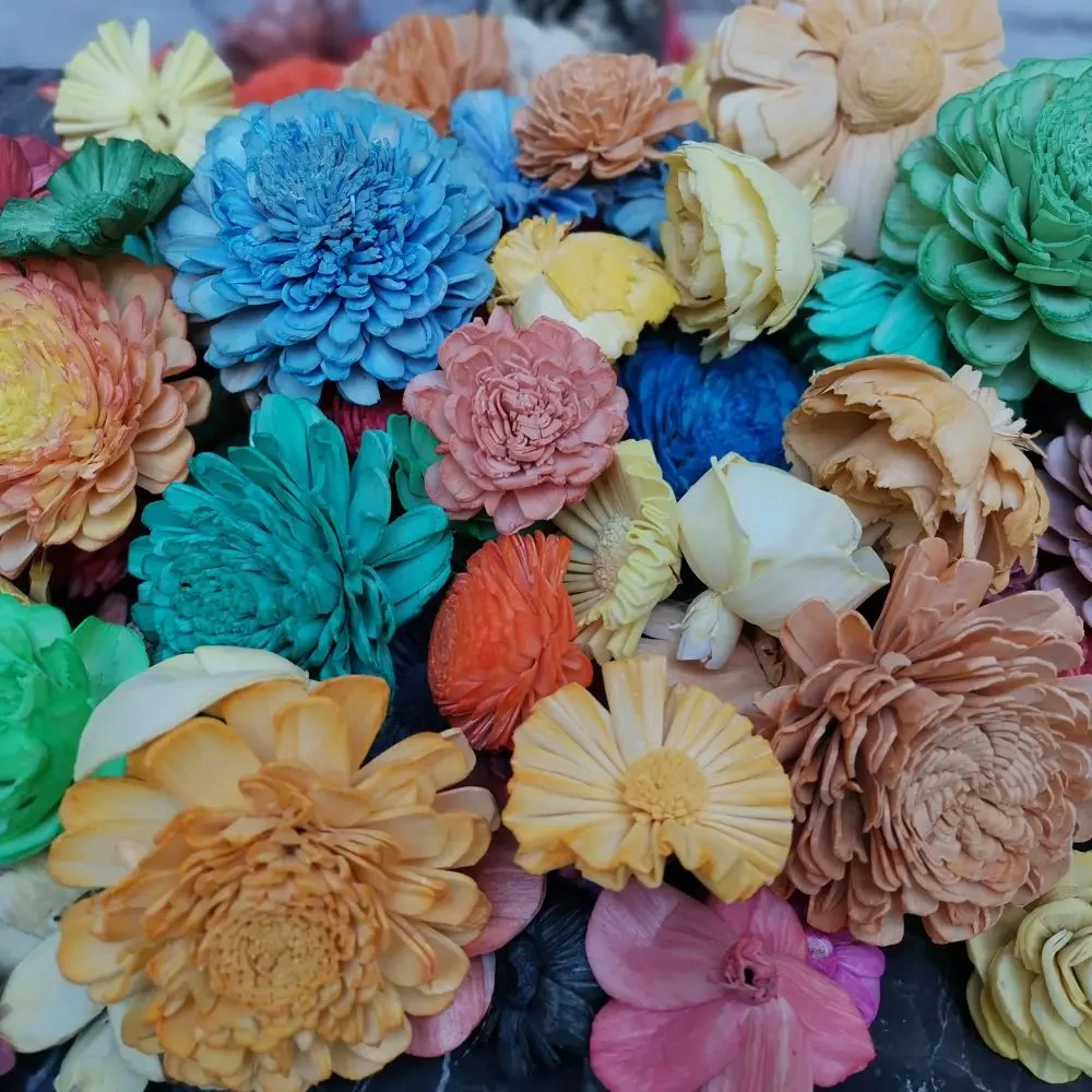 Sola Wood Flower Assortment,Artificial Flower Sola For Diy Crafters ...