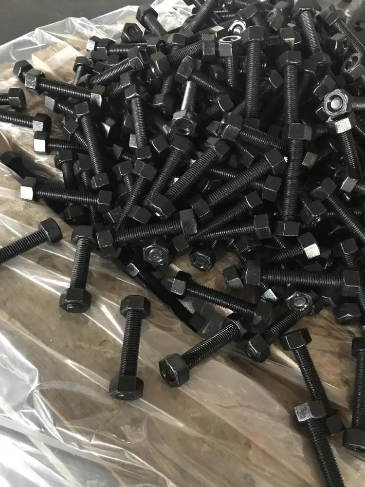 m40 钢板 a193 b7 双头螺栓与月 a194 2h 螺帽黑色 - buy m24 材料 a1