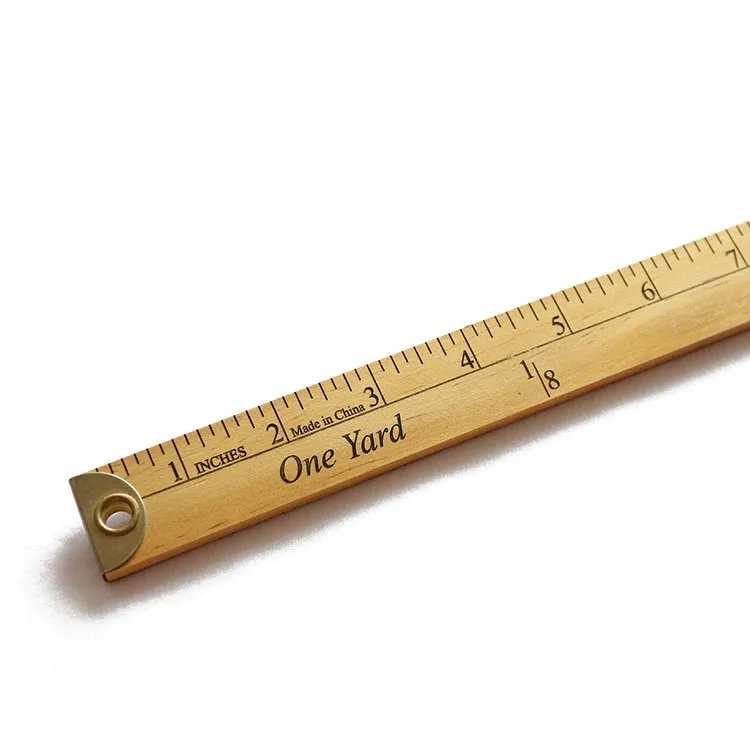 Wood Yardstick With Metal Ends - Buy Wood Yardstick With Metal Ends ...