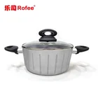 OEM gray induction cookware casserole cooking pot set