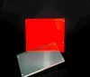 acrylic menu display cree chip led customized logo restaurant menu table tent rotating acrylic table menu stand-4 sides