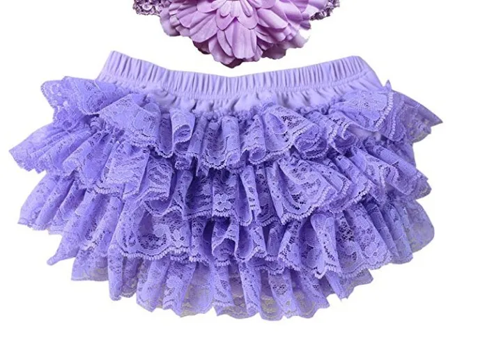 2023 Adorable Infant White Lace Bloomer Baby Underpants Wholesale Baby