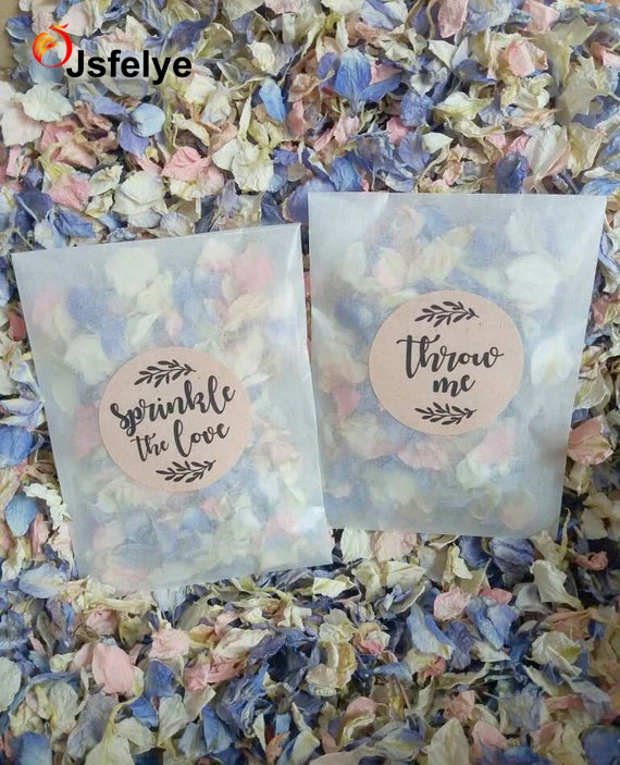 wedding peel & Seal x 25 Sprinkle the Love ® Confetti Glassine bags Confetti 