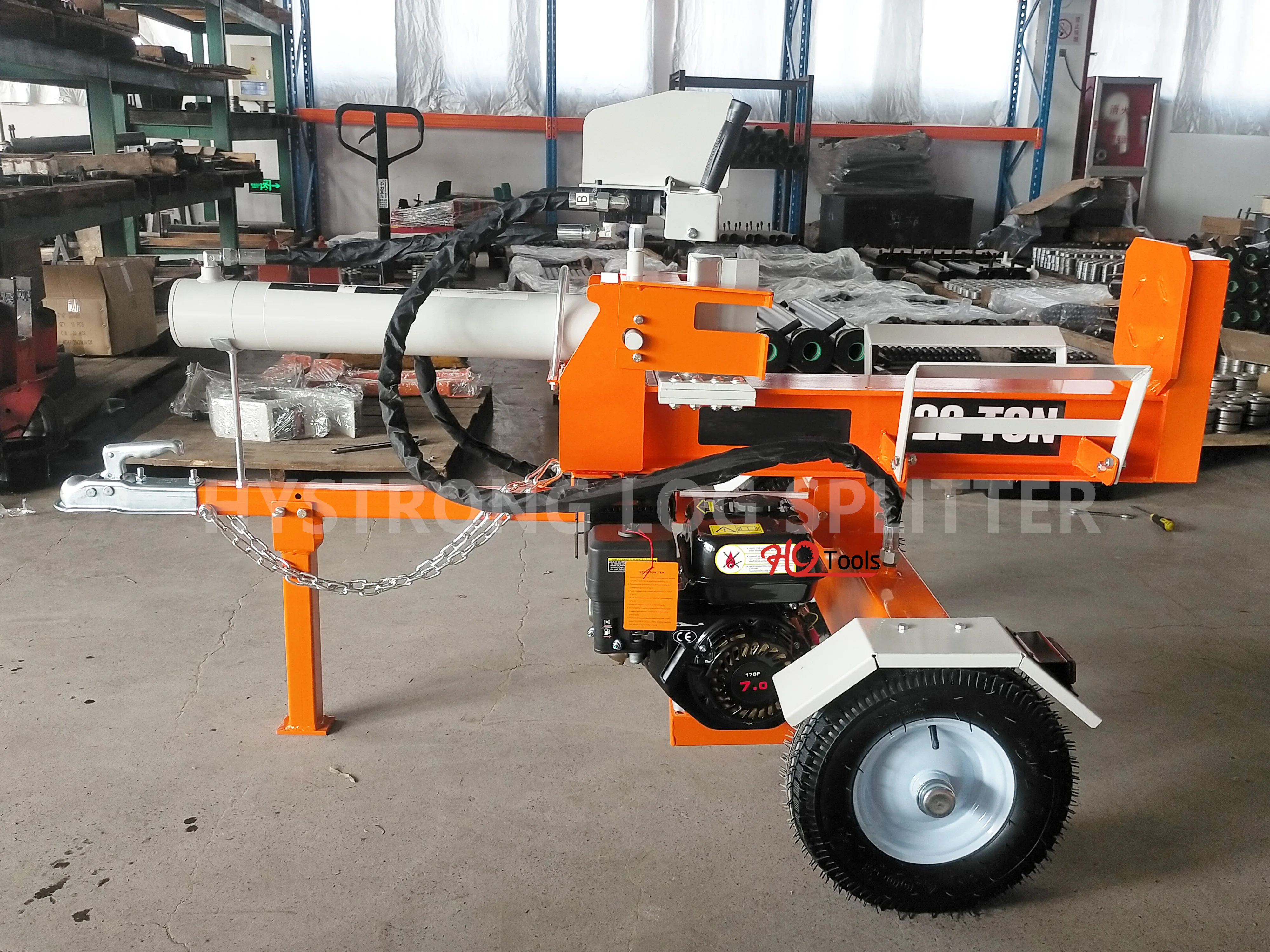 22 Ton Spaccalegna 7HP Gasoline Firewood Log Splitter HY22T-GL-650
