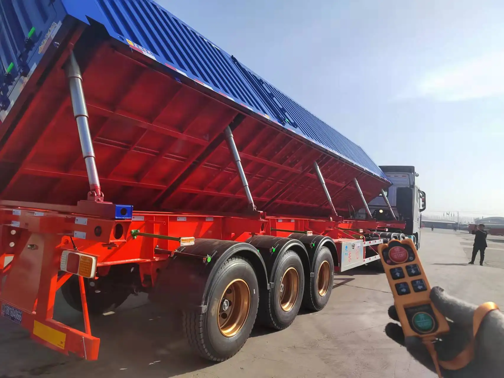 Shipping Container Dolly Truck Tire Ss Iso 20ft 40ft Max White Steel