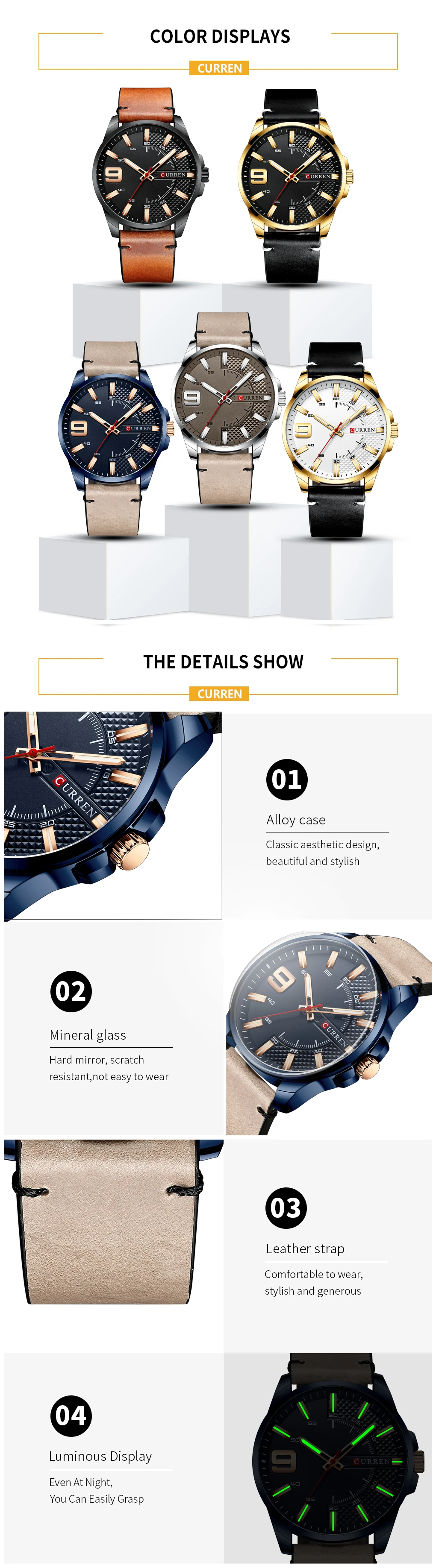 8346 Hommes Montre Étanche À Quartz Montre Bracelet 8346 Hommes Montre Étanche À Quartz Montre Bracelet
