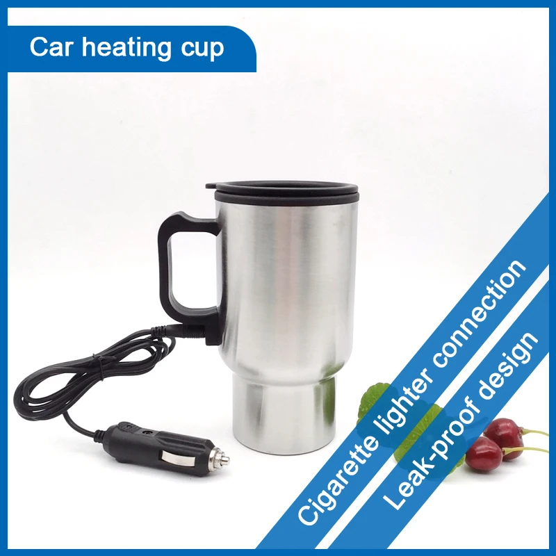 Stainless Steel Car Accessories Dc 12v Electric Heating Car Cup Auto
