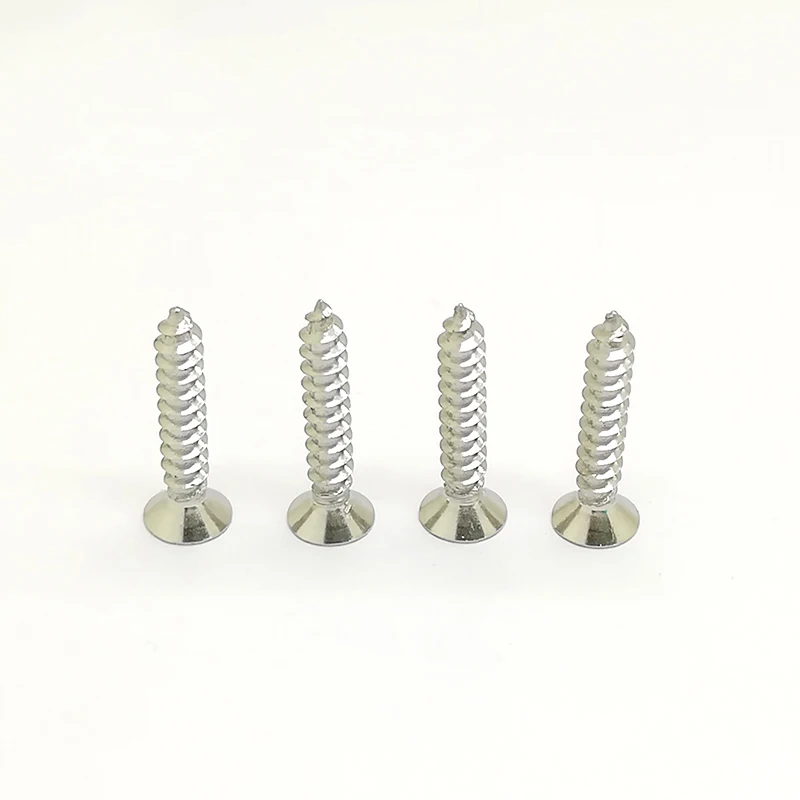
High hardness zinc plated flat head phillips self tapping wood screw 