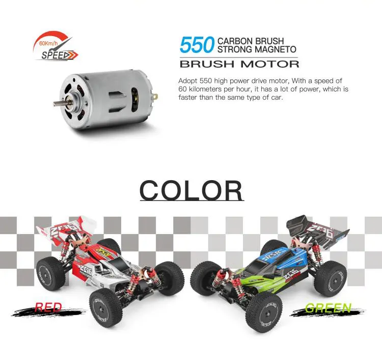 Wltoys 144001 1:14 2.4ghz 4wd Alloy 60km/h High Speed Radio ...