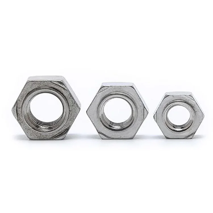 Din929 Hex Welding Weld Nut With Stainless Steel And Carbon Steel Material M6 M10 Hexagon Weld