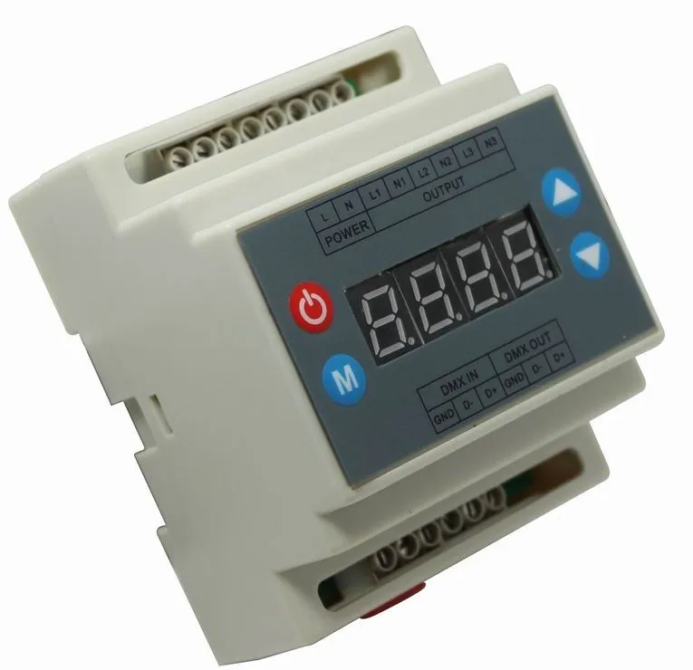 LED DMX high voltage 0-10V decoder with 3 channels output LED dimmer