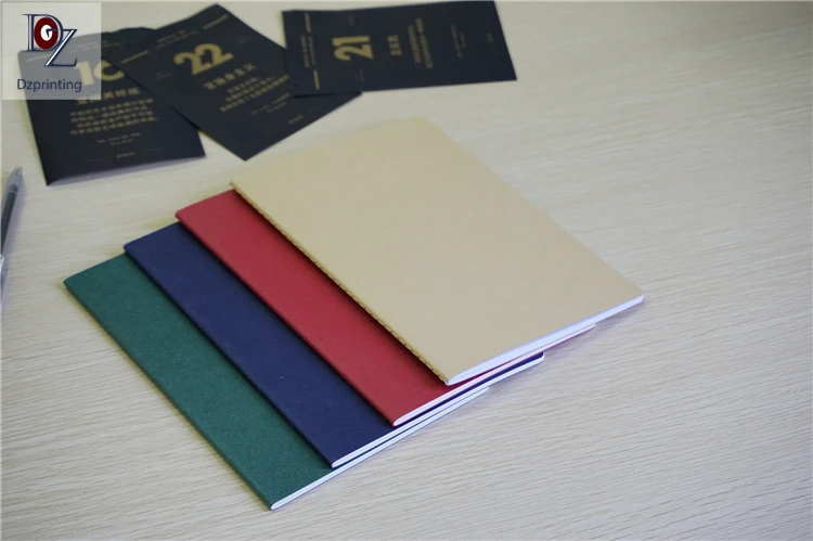 product-Dezheng-A5 Paper Note Recycle Kraft Sew Binding Dotted Grid Notebook Writing For Kids-img-1