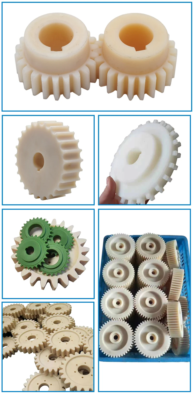 New Design Gear Factory Injection Gear Parts Customized Making Plastic Mc Nylon Gears