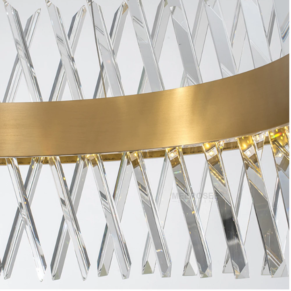 MEEROSEE Chandelier Crystal New Pendant Lighting Chandelier Modern Luxury Chandelier MD86700