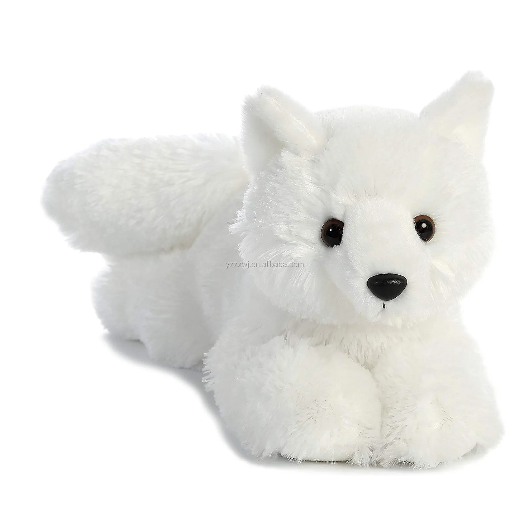 Ce En71 Astm Cpsia Stuffed Fox Custom Plush Animal Toys Soft Toy White