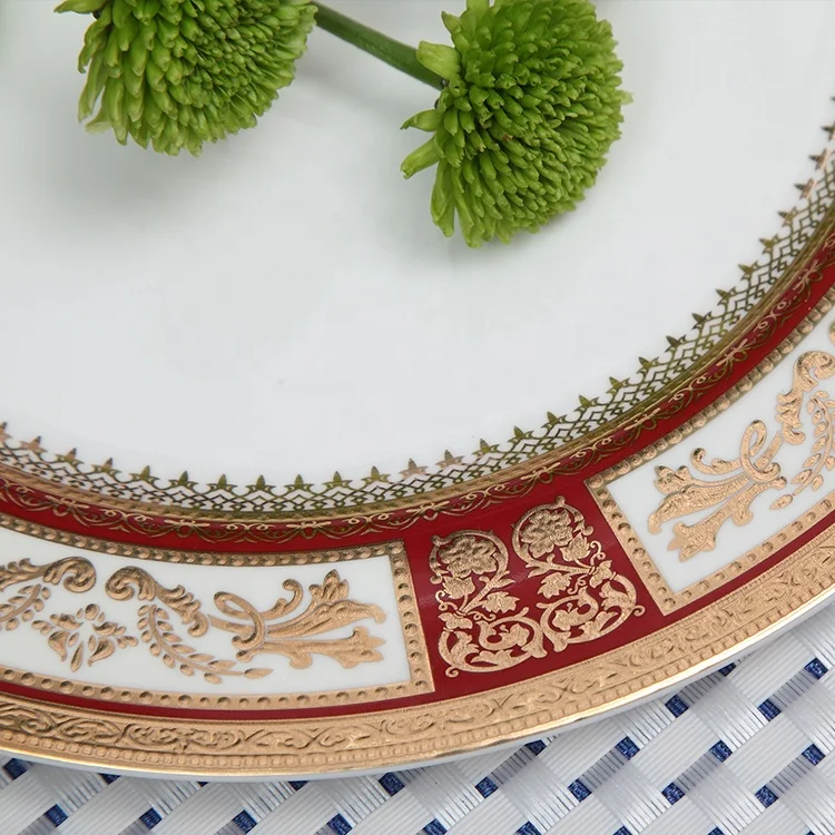 embossed ceramic dinner plates