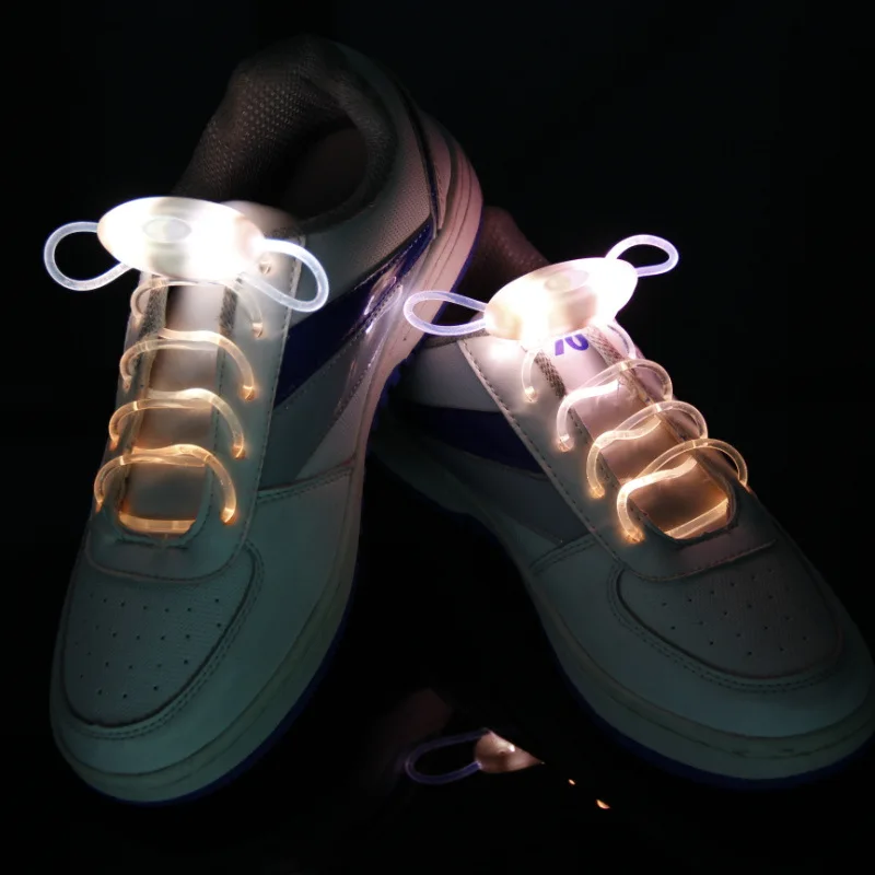 New Fashion Tpu Led String Light Up Flashing Shoelaces