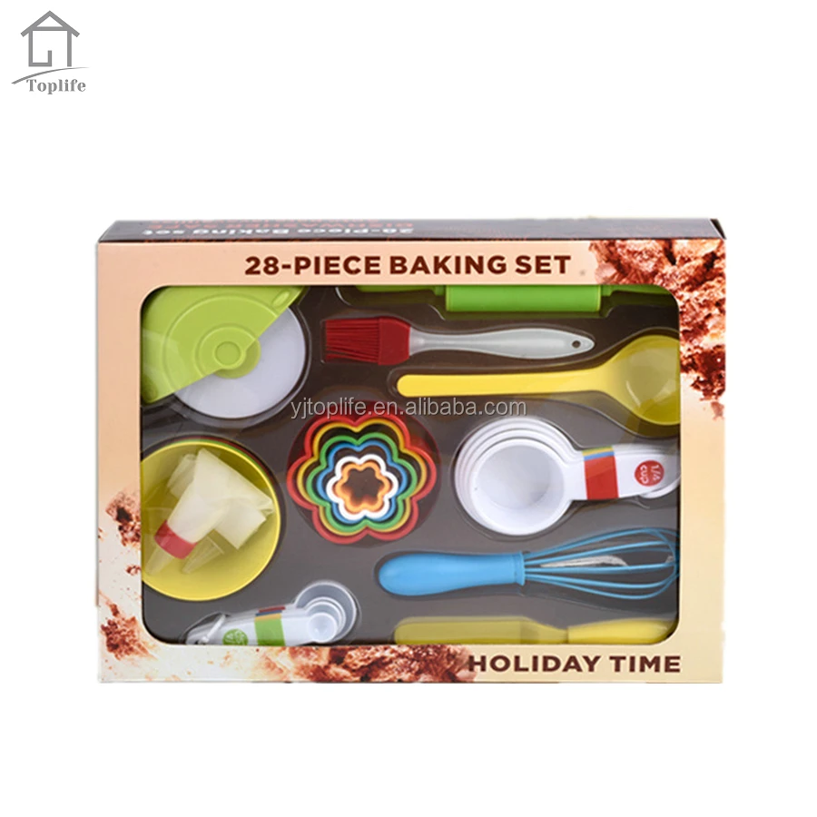 Kitchen Complete Kids Cooking And Baking Utensils Gift Set For Kids