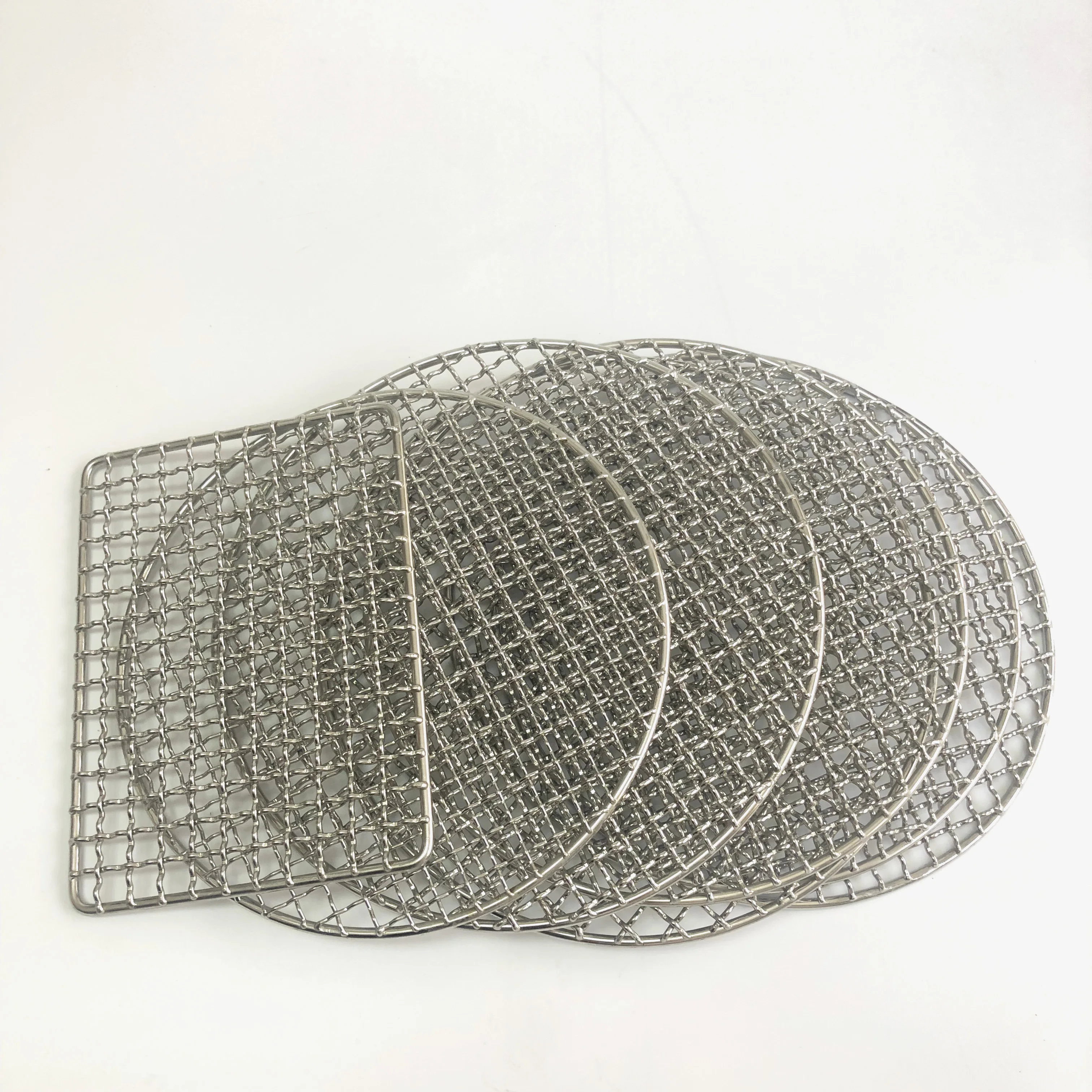 Stainless Steel Wire Steaming Barbecue Rack Bbq Grill Mesh Oven Grid For Home Or Restaurant
