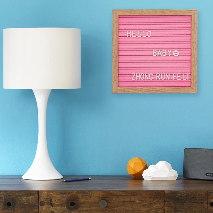 High Quality 10*10 Inch Cheap Wood Frame Black Background Changeable