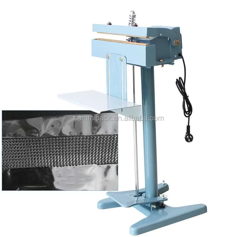 Factory Direct hot sale Double heat Foot inpulse plastic bag sealing machine aluminum foil bag sealing machine