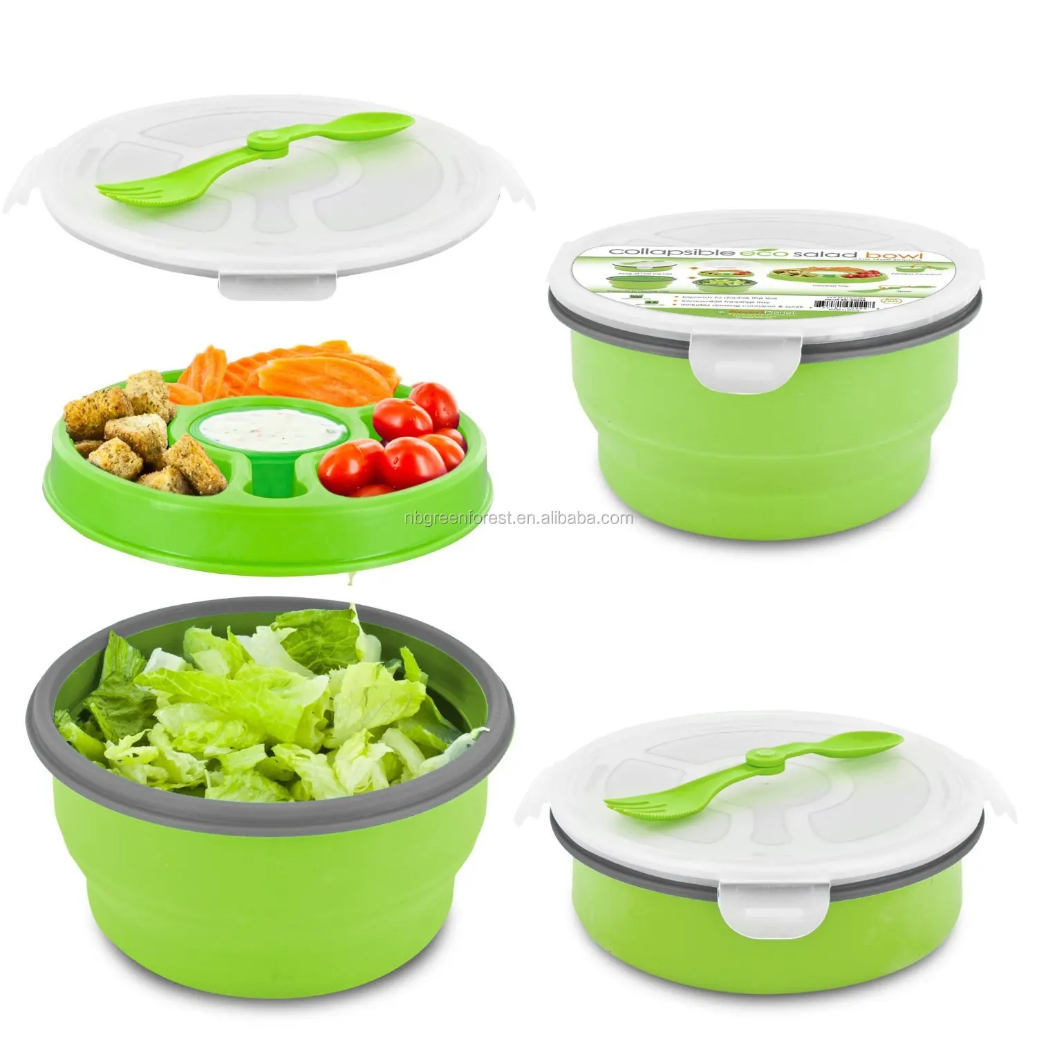 Collapsible Salad Bowl