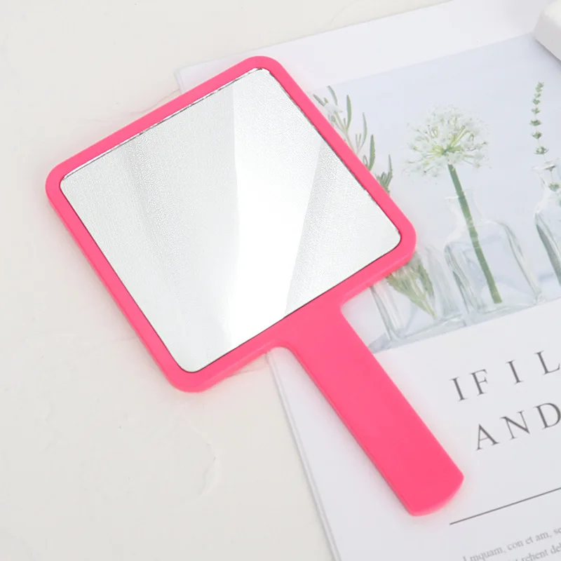 Beauty Makeup Handheld Makeup Mirror Customized Logo Beauty Salon Handle Mirror Buy Customized