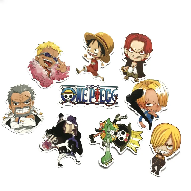 61pcs/bag Japanese Anime One Piece Decal Computer Bike Luggage Phone ...