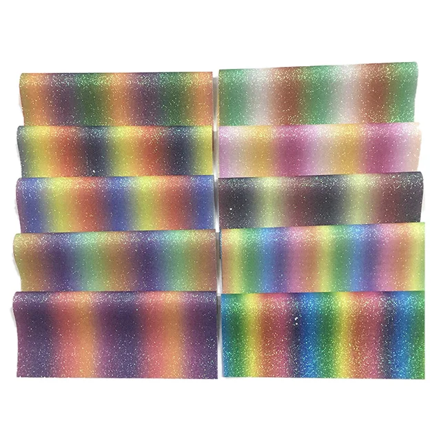 

rainbow faux leather,2 Pieces