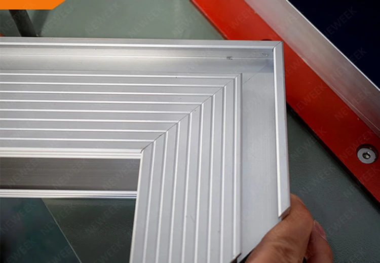 NEWEEK double head woodworking 45 90 degree angle cutting machine for cutting picture frames