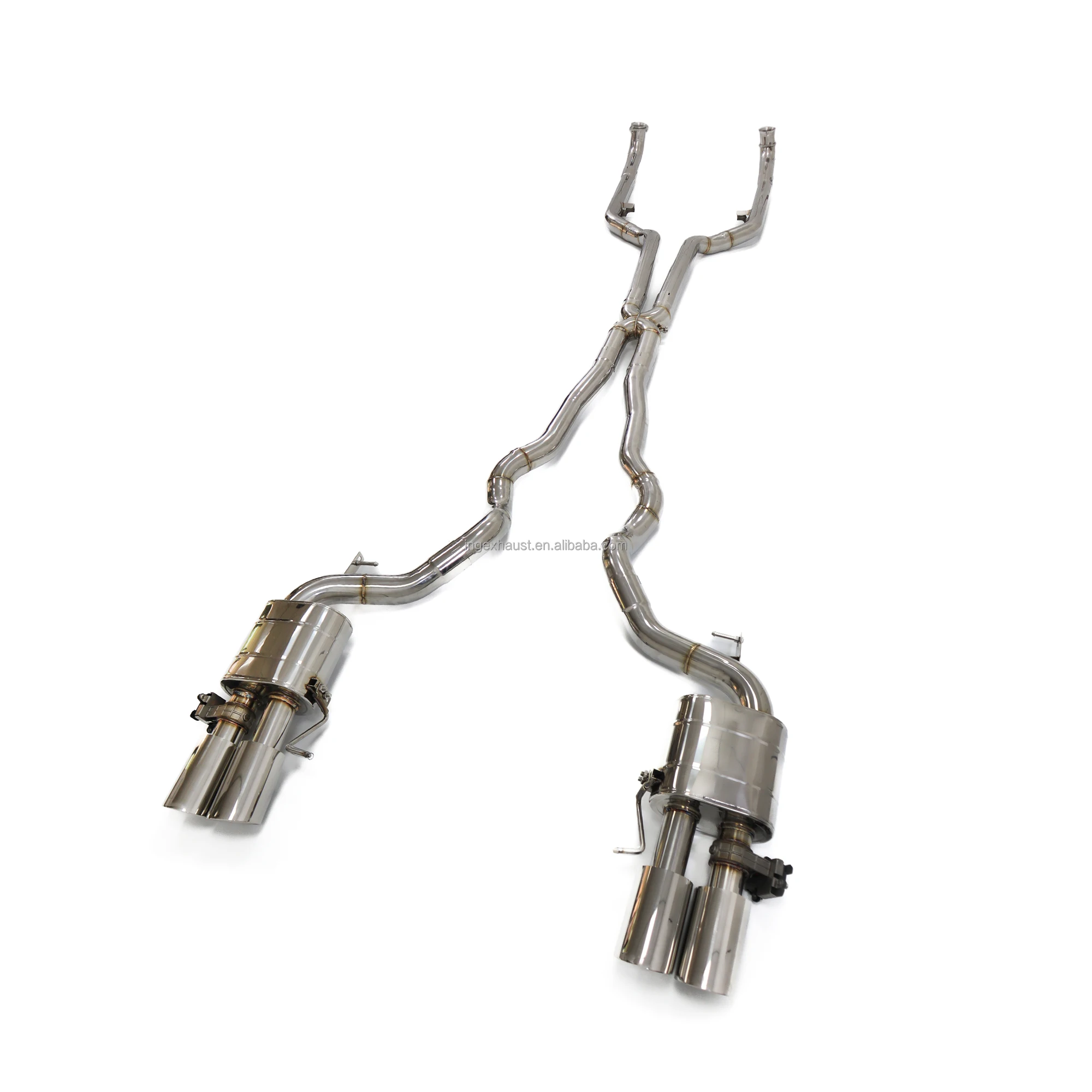 BMW s63 Ｍ5 M6 排気系セット ING Catback Stainless Steel Exhaust System for BMW M5/M6 F10 F06