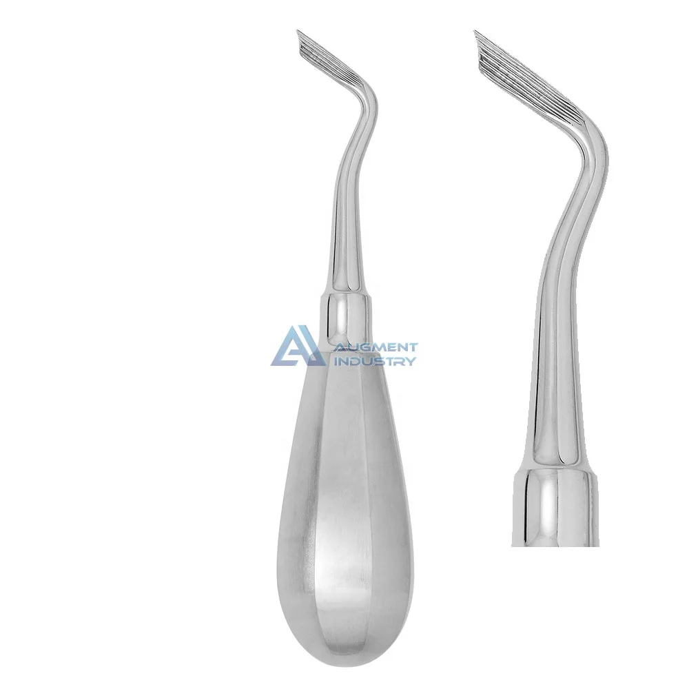Stainless Steel Dental Root Elevators Kopp Right 150mm (6") Hollow Handle Root Elevator Dental