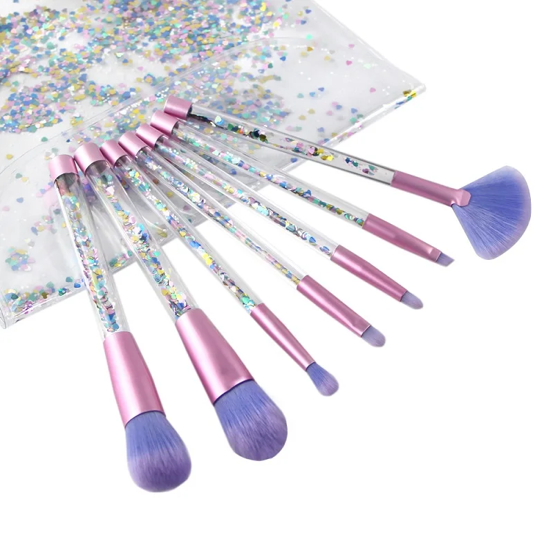 Bling Glitter Pincis De Maquiagem Amostras Grtis Make Up Brush Set