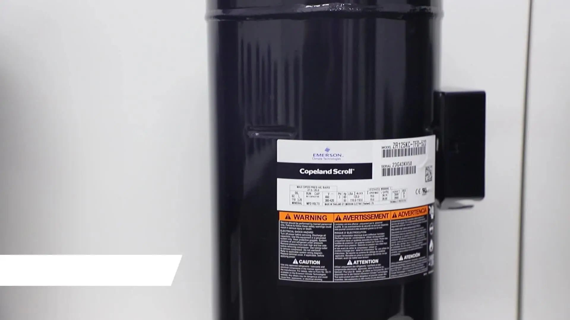 Copeland 7.5hp Refrigeration Compressor Zp91kce-tfd-522 For 185