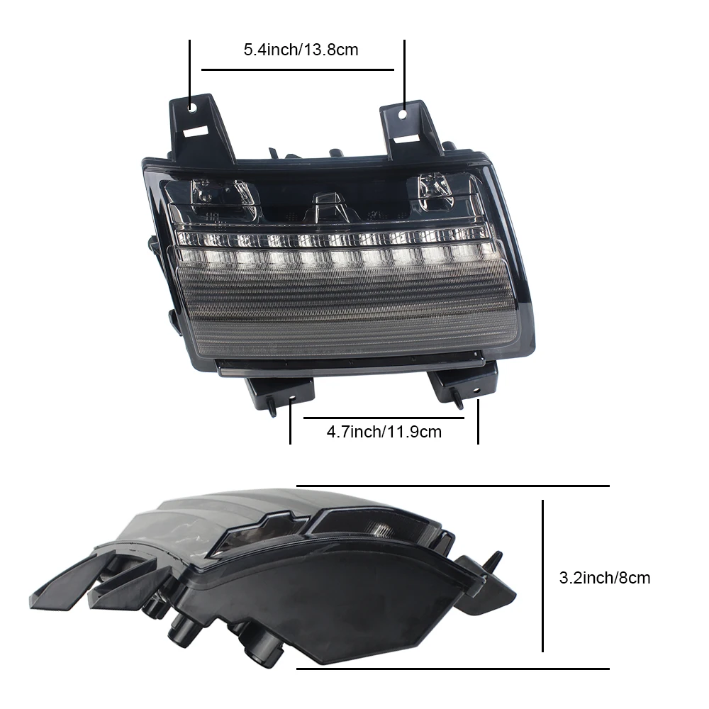 USA Type Kits For Jeep Wrangler JL 18+ LED Fender Daytime Running Turn Signal Light