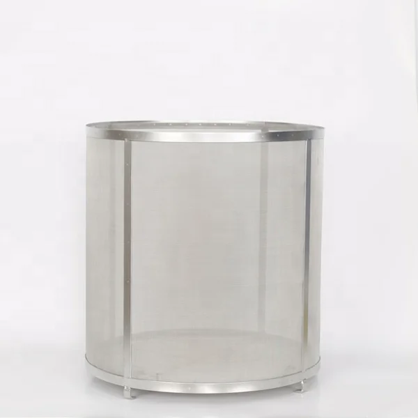 Stainless Steel Grain Filter Basket / Beer Homebrewing Stainless Steel Mesh Bucket Strainer