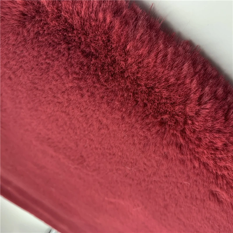100 Polyester The Dyeing Faux Fur Fabric Rabbit Fur For Garment Buy